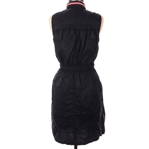 Hunter for Target Nylon Black Zip Front Dress Sz M - Picture 5 of 6
